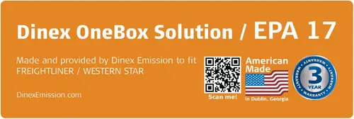 DPFs loaded OneBox for Freightliner/Western star for Detroit Diesel Engine, (Non-Air Assisted), EPA
